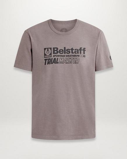 T-Shirt Belstaff Homme Trialmaster Grise Coton France DA2915403